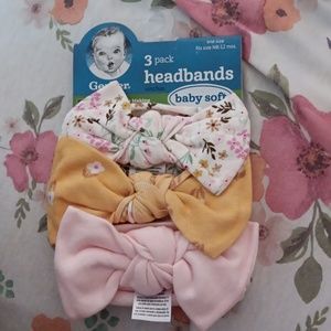 3 pack baby girl headbands